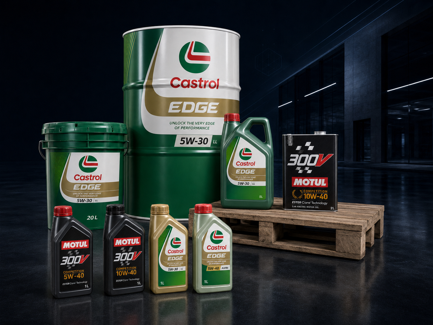Aceites y lubricantes Castrol y Motul